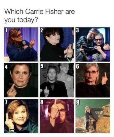 WhichCarrieFisherAreYou